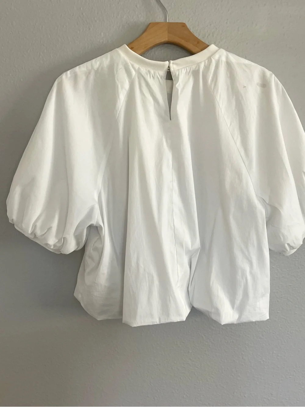 Anthropologie crisp white